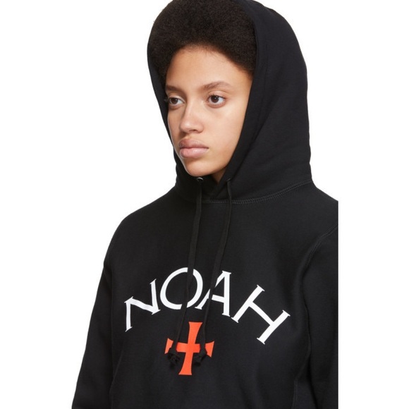 Noah NYC Core Logo Hoodie in Black (Small) - Picture 3 of 12